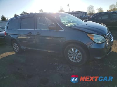 Czwarte zdjęcie samochodu z boku: 2010 HONDA ODYSSEY EXL VIN:5FNRL3H73AB100629 - miniatura