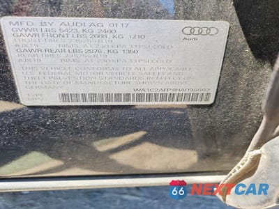 Zdjęcie 13 z 13 samochodu: 2017 AUDI Q5 PREMIUM VIN:WA1C2AFP4HA098662 - miniatura