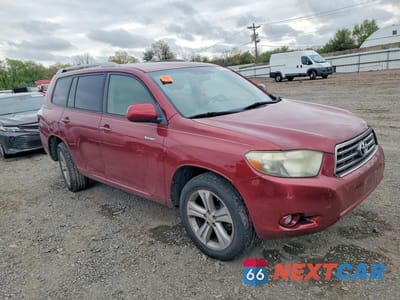 Czwarte zdjęcie samochodu z boku: 2008 TOYOTA HIGHLANDER SPORT VIN:JTEES43A582058175 - miniatura