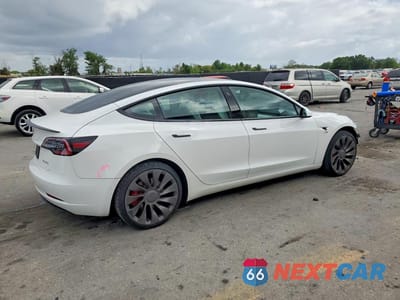Trzecie zdjęcie samochodu z tyłu: 2022 TESLA MODEL 3 VIN:5YJ3E1ECXNF108996 - miniatura