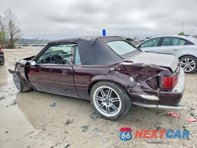 Drugie zdjęcie samochodu z przodu: 1989 FORD MUSTANG LX VIN:1FABP44E0KF251737 - miniatura