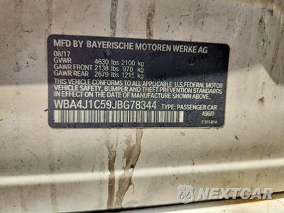 Zdjęcie 12 z 12 samochodu: 2018 BMW 430I GRAN COUPE VIN:WBA4J1C59JBG78344 - miniatura