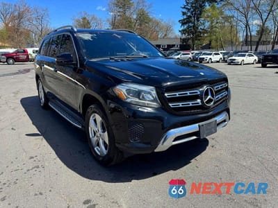Czwarte zdjęcie samochodu z boku: 2017 MERCEDES-BENZ GLS 450 4MATIC VIN:4JGDF6EE1HA758633 - miniatura