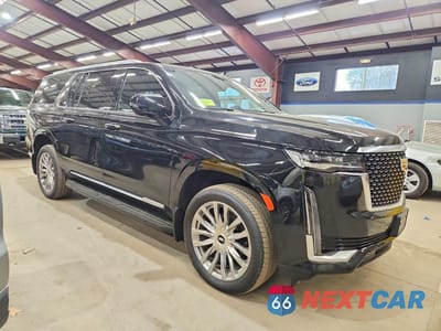 Czwarte zdjęcie samochodu z boku: 2022 CADILLAC ESCALADE ESV PREMIUM LUXURY VIN:1GYS4KKL1NR338990 - miniatura