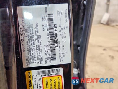 Zdjęcie 12 z 12 samochodu: 2017 FORD FUSION TITANIUM VIN:3FA6P0D97HR184093 - miniatura