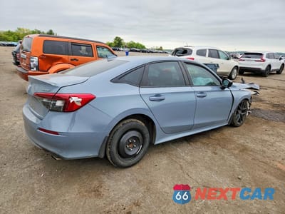 Trzecie zdjęcie samochodu z tyłu: 2022 HONDA CIVIC SPORT VIN:2HGFE2F59NH541370 - miniatura