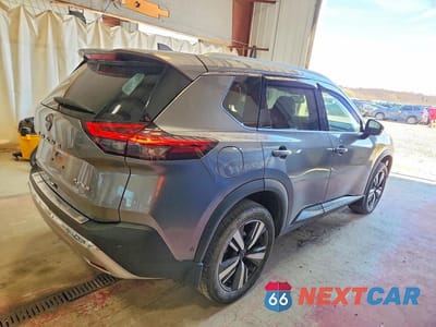 Trzecie zdjęcie samochodu z tyłu: 2022 NISSAN ROGUE PLATINUM VIN:JN8BT3DC5NW121198 - miniatura