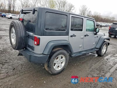 Trzecie zdjęcie samochodu z tyłu: 2014 JEEP WRANGLER UNLIMITED SPORT VIN:1C4BJWDG4EL157021 - miniatura