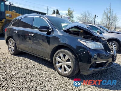 Czwarte zdjęcie samochodu z boku: 2016 ACURA MDX ADVANCE VIN:5FRYD4H90GB039893 - miniatura