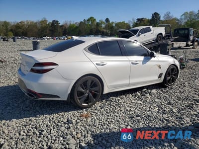 Trzecie zdjęcie samochodu z tyłu: 2022 GENESIS G70 3.3T STANDARD VIN:KMTG54TE8NU098789 - miniatura