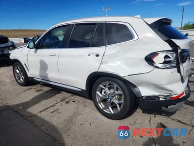 Drugie zdjęcie samochodu z przodu: 2023 BMW X3 XDRIVE30I VIN:5UX53DP09P9R83940 - miniatura
