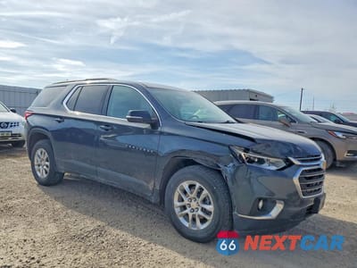 Czwarte zdjęcie samochodu z boku: 2021 CHEVROLET TRAVERSE LT VIN:1GNEVGKWXMJ159360 - miniatura