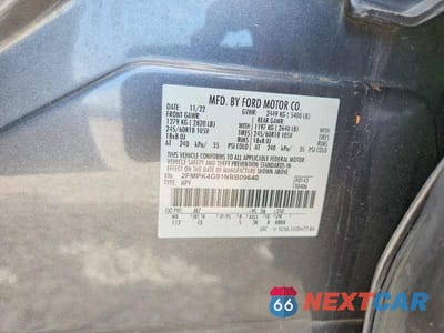 Zdjęcie 13 z 13 samochodu: 2022 FORD EDGE SE VIN:2FMPK4G91NBB09640 - miniatura
