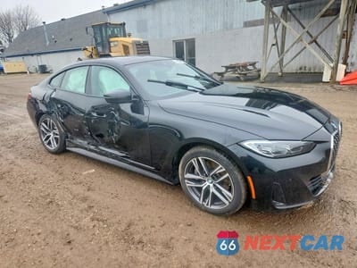 Czwarte zdjęcie samochodu z boku: 2023 BMW 430XI GRAN COUPE VIN:WBA73AV07PFP41917 - miniatura