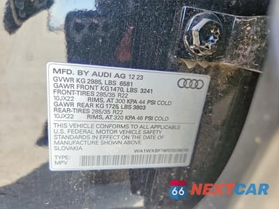 Zdjęcie 14 z 14 samochodu: 2024 AUDI Q7 PRESTIGE S-LINE VIN:WA1WXBF76RD009078 - miniatura