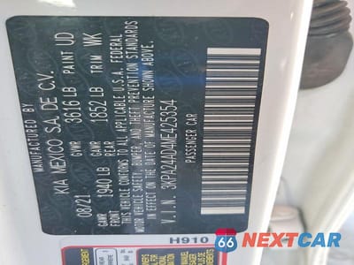 Zdjęcie 12 z 12 samochodu: 2021 KIA RIO S VIN:3KPA24AD4ME425354 - miniatura