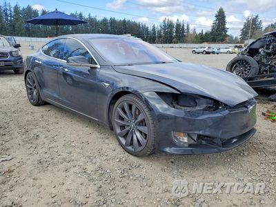 Czwarte zdjęcie samochodu z boku: 2017 TESLA MODEL S VIN:5YJSA1E28HF223745 - miniatura