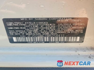 Zdjęcie 14 z 14 samochodu: 2021 SUBARU CROSSTREK LIMITED VIN:JF2GTHNC1M8254431 - miniatura