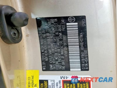 Zdjęcie 12 z 12 samochodu: 2011 TOYOTA CAMRY LE VIN:4T4BF3EK7BR119907 - miniatura