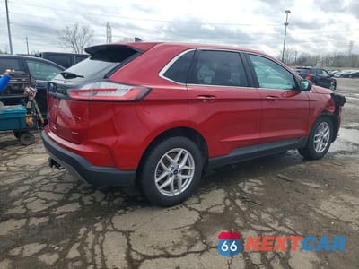 Trzecie zdjęcie samochodu z tyłu: 2021 FORD EDGE SEL VIN:2FMPK4J99MBA34631 - miniatura