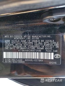 Zdjęcie 12 z 12 samochodu: 2009 TOYOTA CAMRY XLE V6 VIN:4T1BK46K29U073486 - miniatura