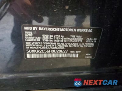 Zdjęcie 13 z 13 samochodu: 2017 BMW X5 SDRIVE35I VIN:5UXKR2C56H0U20633 - miniatura