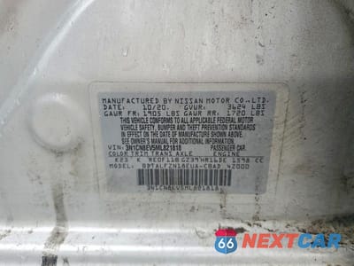 Zdjęcie 13 z 13 samochodu: 2021 NISSAN VERSA SV VIN:3N1CN8EV5ML821818 - miniatura
