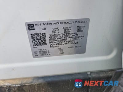 Zdjęcie 13 z 13 samochodu: 2023 CHEVROLET EQUINOX LT VIN:3GNAXKEG9PS125722 - miniatura