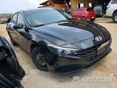 Czwarte zdjęcie samochodu z boku: 2022 HYUNDAI ELANTRA SEL VIN:KMHLM4AG3NU241695 - miniatura
