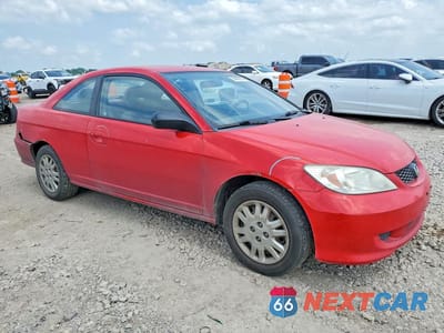 Czwarte zdjęcie samochodu z boku: 2004 HONDA CIVIC LX VIN:1HGEM22554L036187 - miniatura
