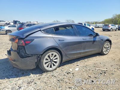 Trzecie zdjęcie samochodu z tyłu: 2022 TESLA MODEL 3 VIN:5YJ3E1EA6NF372117 - miniatura