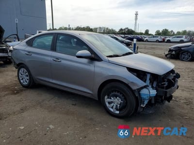 Czwarte zdjęcie samochodu z boku: 2022 HYUNDAI ACCENT SE VIN:3KPC24A68NE183261 - miniatura