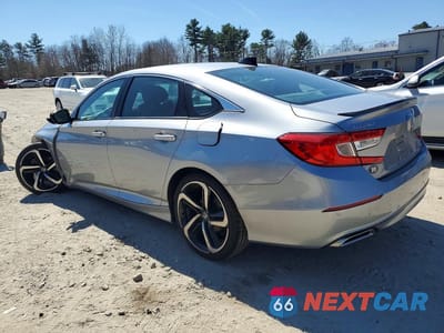 Drugie zdjęcie samochodu z przodu: 2022 HONDA ACCORD SPORT VIN:1HGCV1F32NA043974 - miniatura