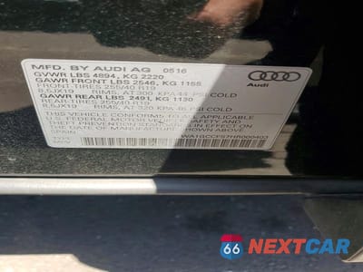 Zdjęcie 13 z 13 samochodu: 2017 AUDI Q3 PRESTIGE VIN:WA1GCCFS7HR000403 - miniatura