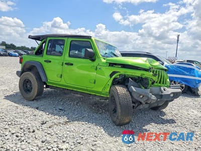 Czwarte zdjęcie samochodu z boku: 2018 JEEP WRANGLER UNLIMITED SPORT VIN:1C4HJXDN6JW268127 - miniatura