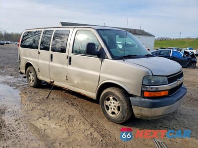 Czwarte zdjęcie samochodu z boku: 2006 CHEV EXPRESS G1500 VIN:1GNFG15T861134800 - miniatura