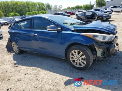 Czwarte zdjęcie samochodu z boku: 2016 HYUNDAI ELANTRA SE VIN:KMHDH4AEXGU618419 - miniatura