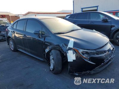 Czwarte zdjęcie samochodu z boku: 2021 TOYOTA COROLLA LE VIN:JTDEAMDE0MJ024296 - miniatura