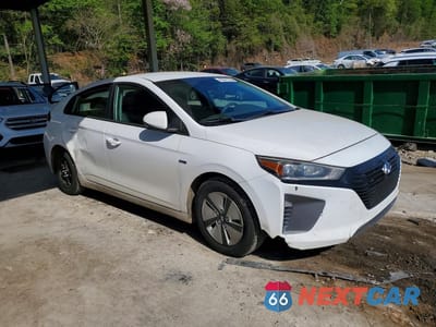 Czwarte zdjęcie samochodu z boku: 2019 HYUNDAI IONIQ BLUE VIN:KMHC65LC7KU175206 - miniatura