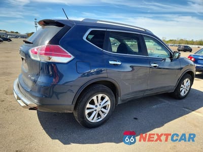 Trzecie zdjęcie samochodu z tyłu: 2015 NISSAN ROGUE SV VIN:KNMAT2MV9FP519593 - miniatura