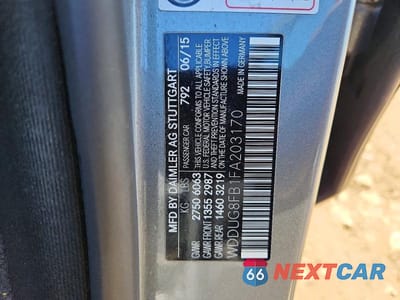 Zdjęcie 12 z 12 samochodu: 2015 MERCEDES-BENZ S 550 4MATIC VIN:WDDUG8FB1FA203170 - miniatura