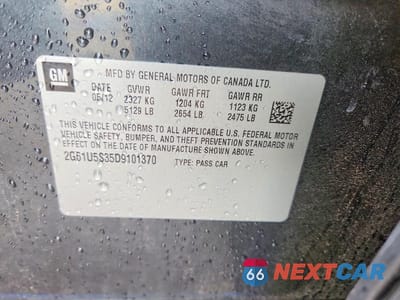 Zdjęcie 13 z 13 samochodu: 2013 CADILLAC XTS PLATINUM VIN:2G61U5S35D9101370 - miniatura
