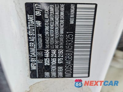 Zdjęcie 12 z 12 samochodu: 2018 MERCEDES-BENZ CLA 250 4MATIC VIN:WDDSJ4GB8JN593251 - miniatura