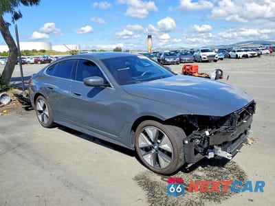 Czwarte zdjęcie samochodu z boku: 2025 BMW I4 EDRIVE 40 VIN:WBY23HD08SFU24341 - miniatura