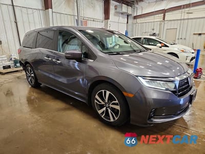 Czwarte zdjęcie samochodu z boku: 2021 HONDA ODYSSEY TOURING VIN:5FNRL6H87MB003853 - miniatura
