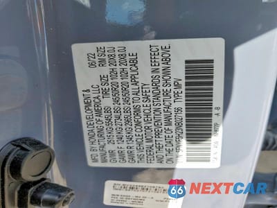 Zdjęcie 13 z 13 samochodu: 2022 HONDA PILOT SE VIN:5FNYF5H23NB027156 - miniatura