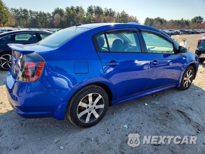 Trzecie zdjęcie samochodu z tyłu: 2012 NISSAN SENTRA 2.0 VIN:3N1AB6AP9CL727564 - miniatura