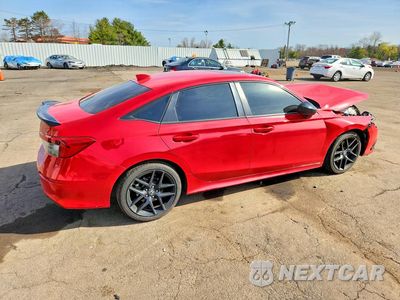 Trzecie zdjęcie samochodu z tyłu: 2022 HONDA CIVIC SI VIN:2HGFE1E54NH477220 - miniatura