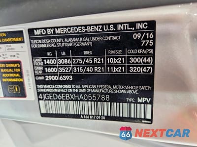 Zdjęcie 14 z 14 samochodu: 2017 MERCEDES-BENZ GLE COUPE 43 AMG VIN:4JGED6EBXHA055788 - miniatura
