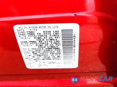 Zdjęcie 13 z 13 samochodu: 2013 NISSAN ROGUE S VIN:JN8AS5MT9DW542947 - miniatura